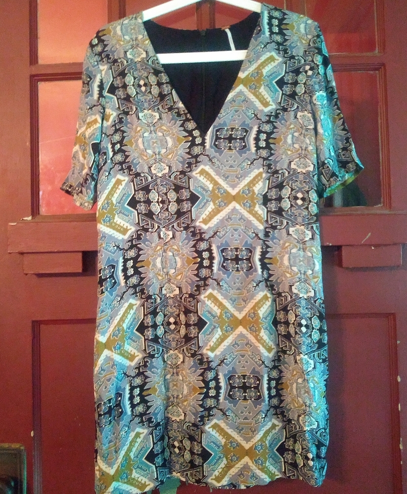 Sleek Fp Tile Print Minidress - image 2